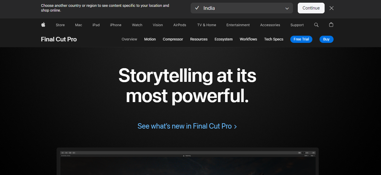 Final Cut Pro X with Machine Learning Enhancements