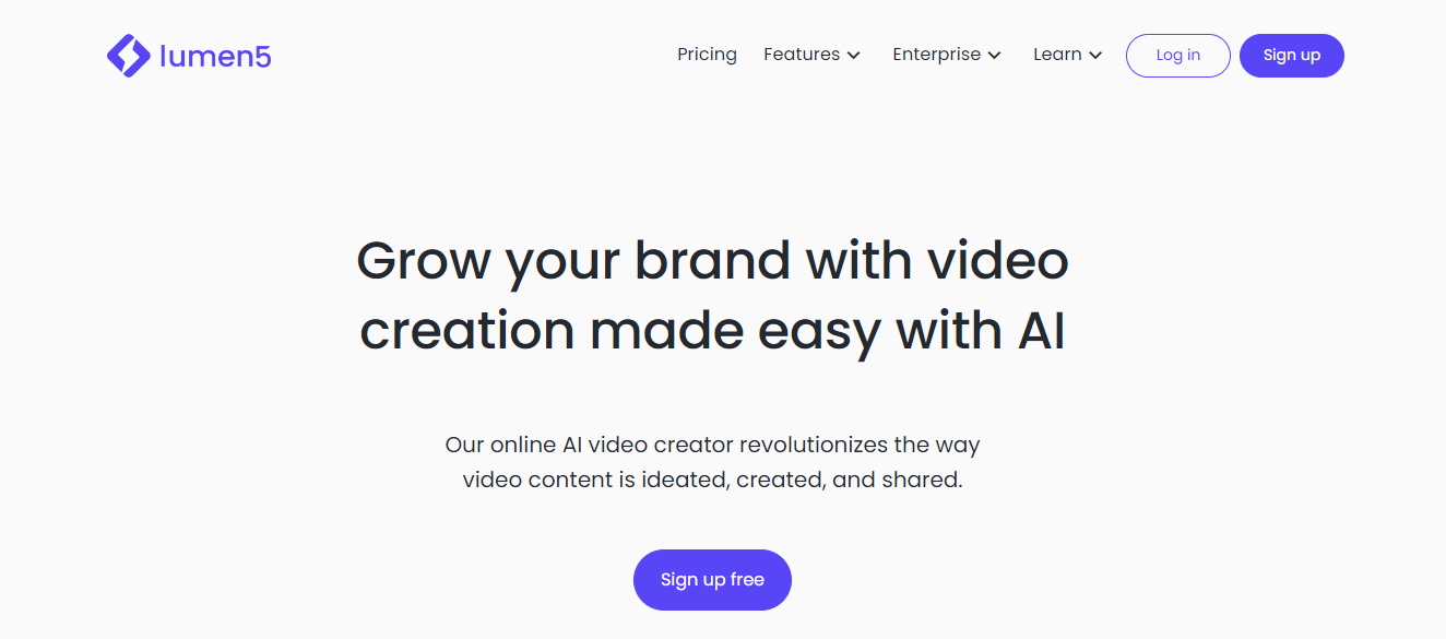 Lumen5 AIpowered video creation platform