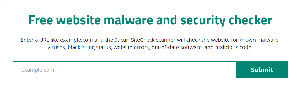 Scan Your Site for Malware - Blazon