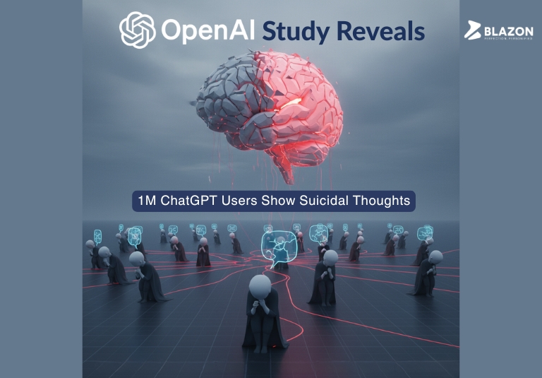 OpenAI Study Reveals: 1M ChatGPT Users Show Suicidal Thoughts | Blazon Blog