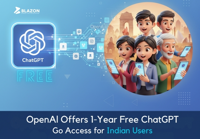 OpenAI Offers 1-Year Free ChatGPT Go Access for Indian Users | Blazon Blog