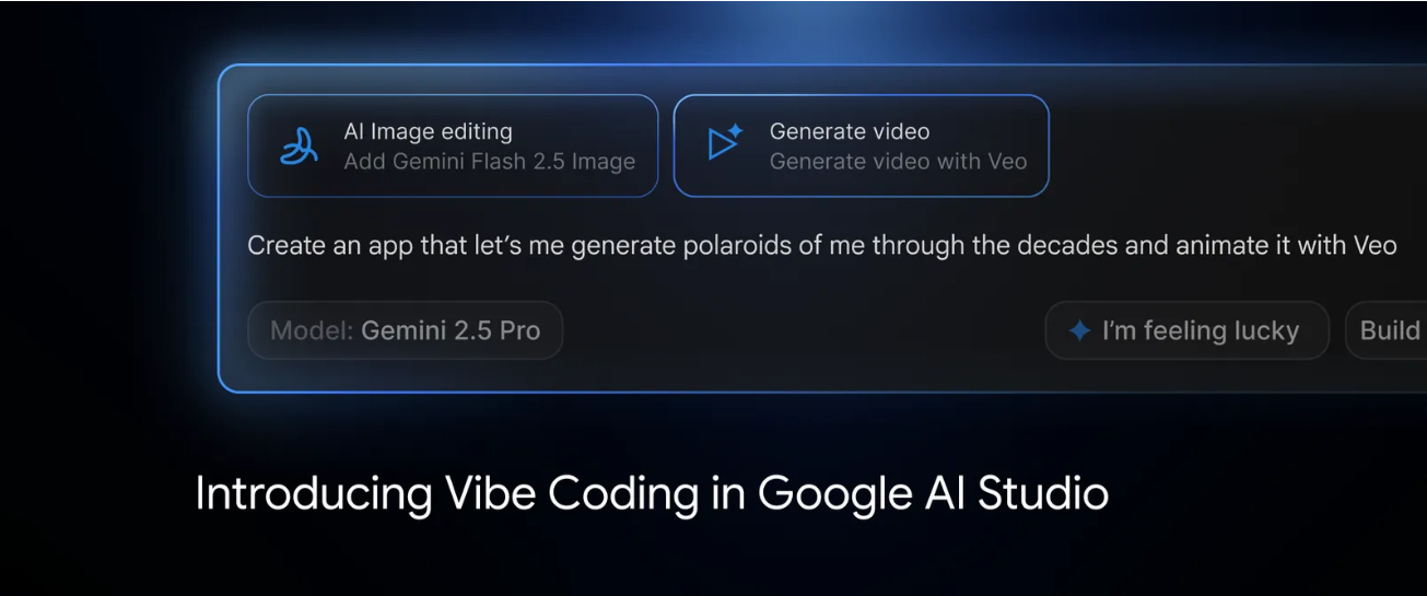 Google AI Studio - Introduces Vibe Coding | Blazon