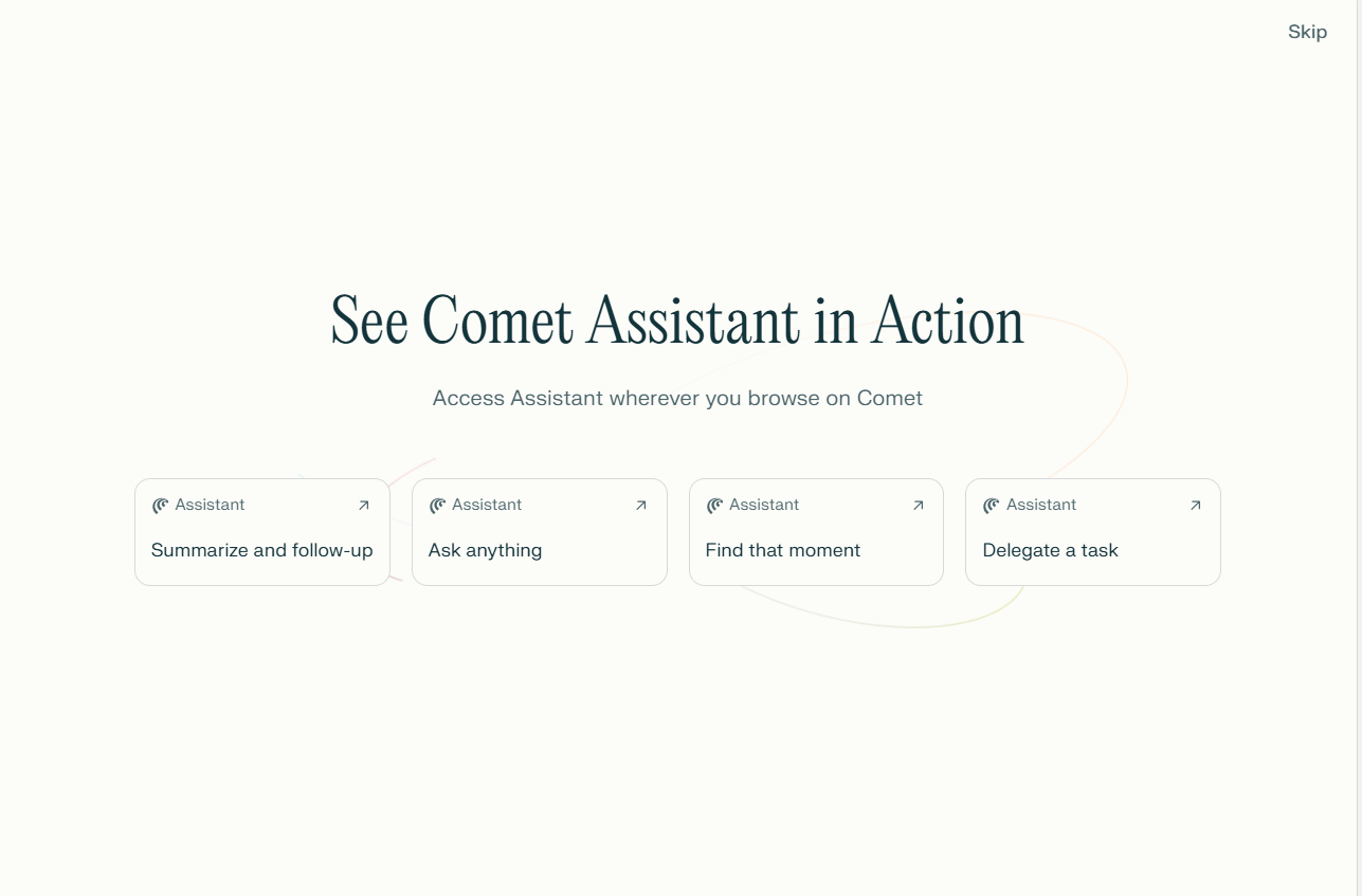 perplexity comet browser
