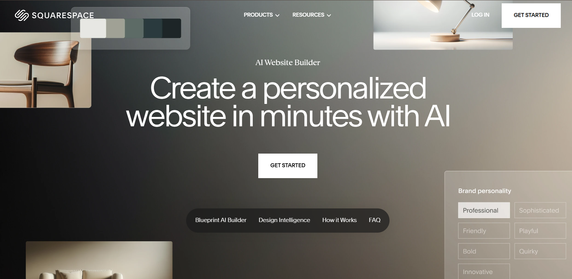 Squarespace AI website builder